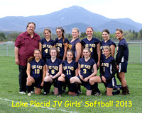 JV Girls' Softball '13